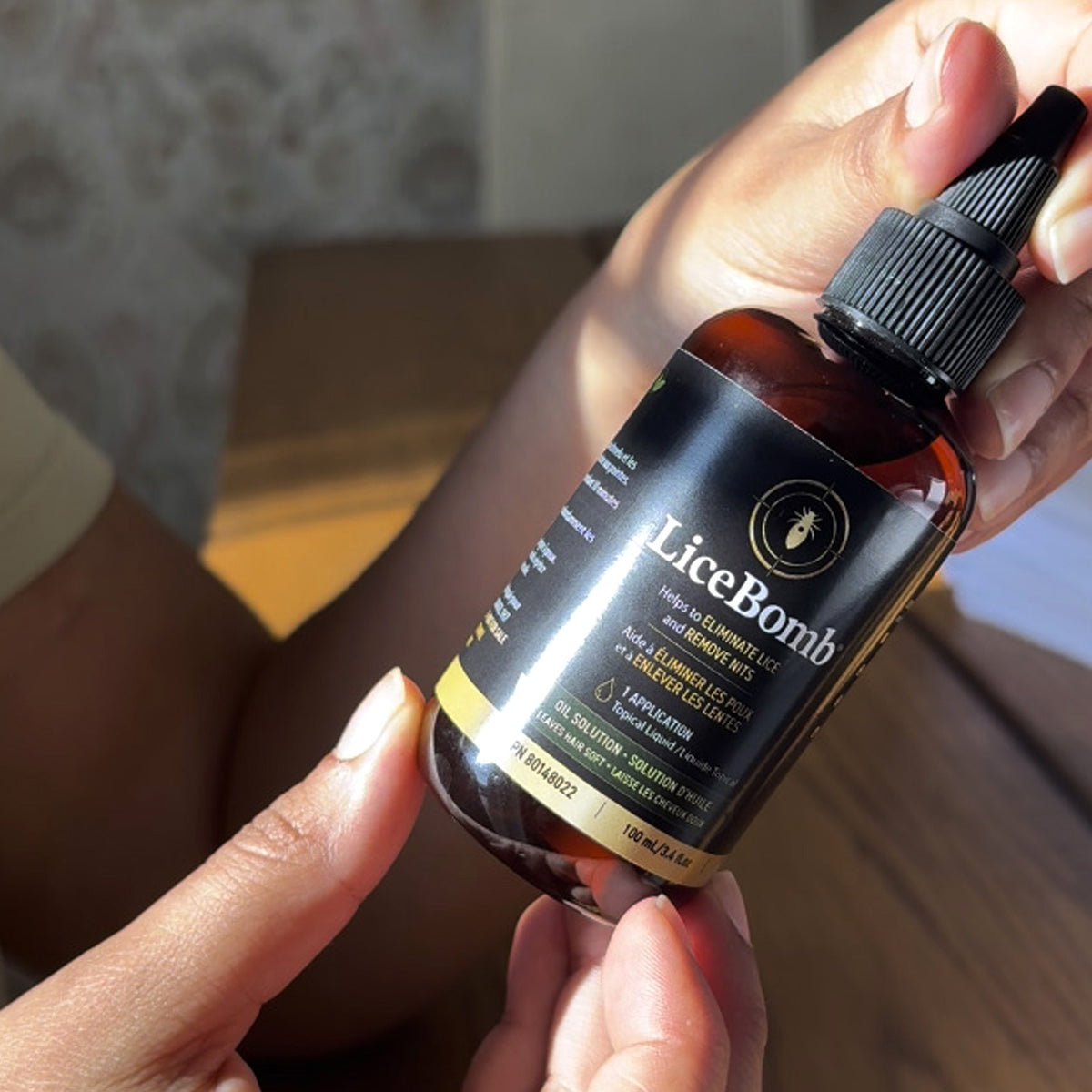 Reading LiceBomb removal bottle oil treatment
